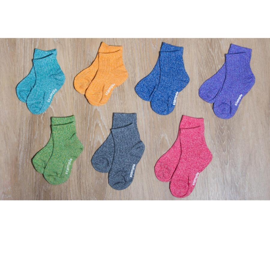 靴下 キッズ レディース メンズ Stample 無地 ナチュラル くつ下 子供 履きやすい すべり止め 親子お揃い 女の子 男の子 ユニセックス プレゼント キッズスマイルショップrobe 通販 Yahoo ショッピング