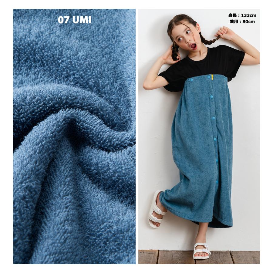 J.J CAMP ラップタオル キッズ 大人 80cm 100cm 巻きタオル レディース