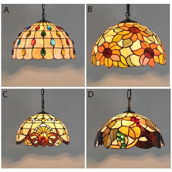 翌日発送可能 アンティーク ステンドグラス おしゃれ 照明 北欧 レトロ 天井照明