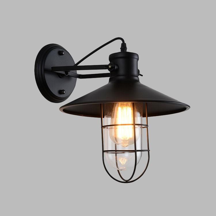 セール レトロ 玄関灯 壁掛け照明 アンティーク おしゃれ ポーチライト 玄関 照明 レトロ ブラケットライト 屋外用 防雨 アイアンシェード新作