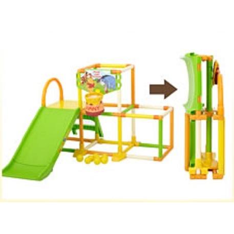 くまのプーさん ハニーポットおりたたみジム２すべり台 ボール バスケット セット くまのプーさん おりたたみ 子供 誕生日 プレゼント ギフト Nowo0014 きっずセレクト Buono 通販 Yahoo ショッピング