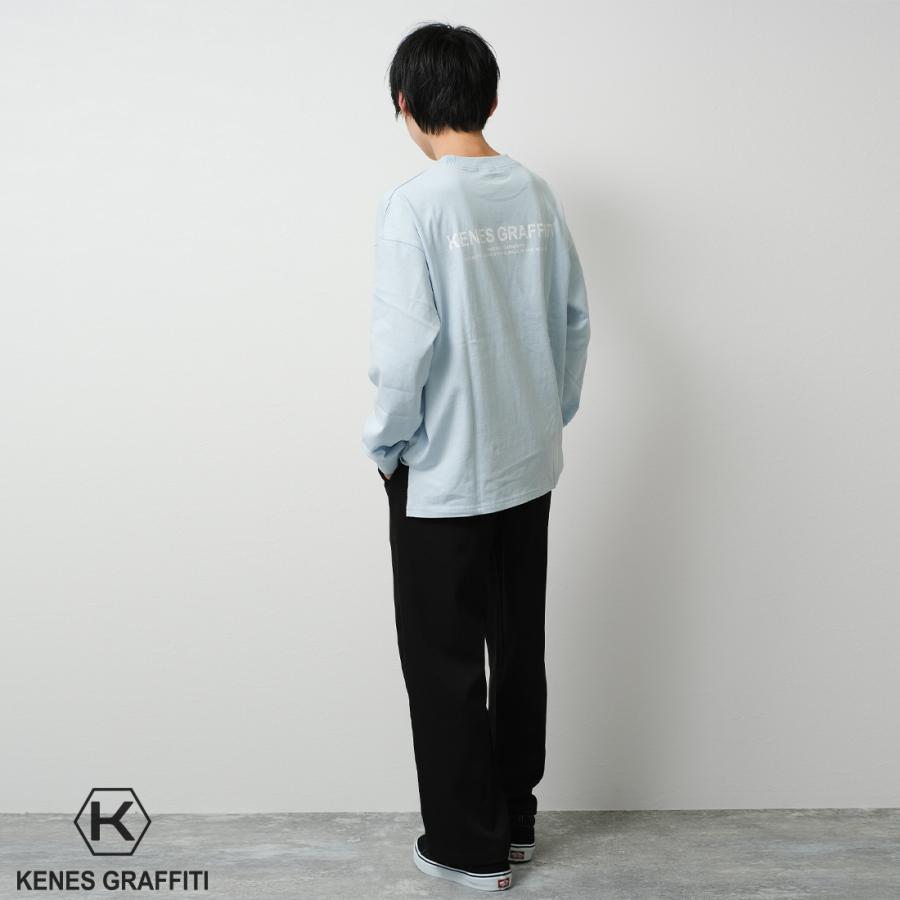 メンズ ポケット付バックプリントロングTシャツ ビッグ メンズ ポケット付バックプリントロングTシャツ ビッグ