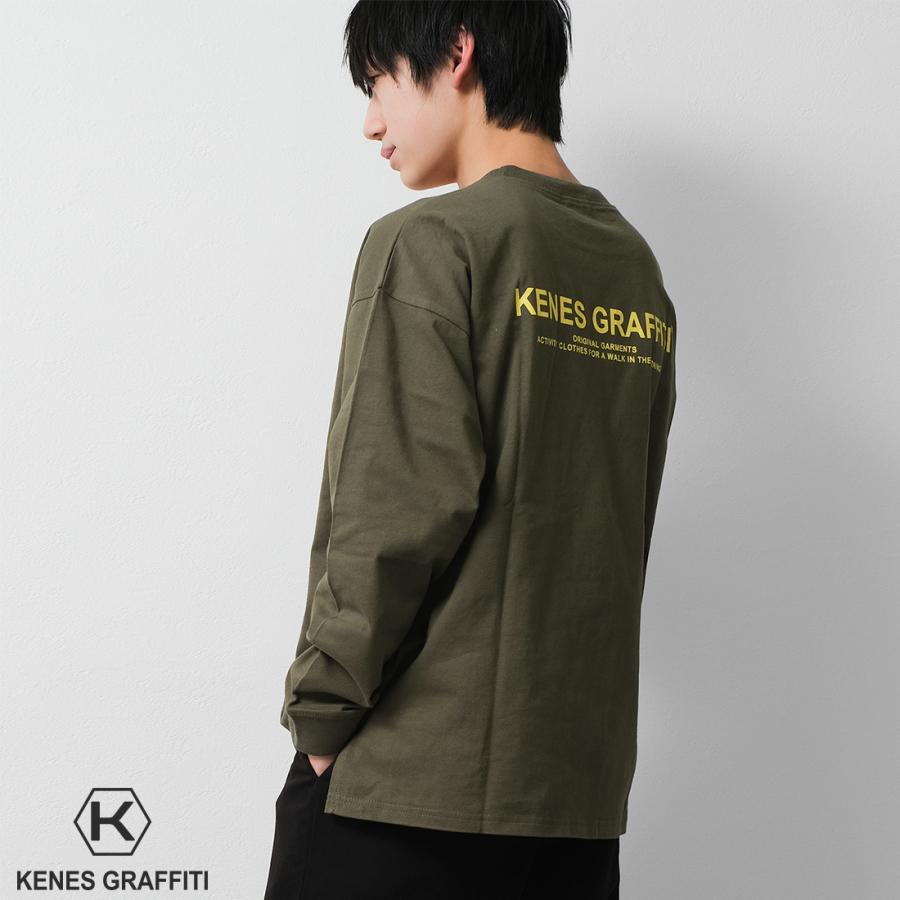 メンズ ポケット付バックプリントロングTシャツ ビッグ メンズ ポケット付バックプリントロングTシャツ ビッグ