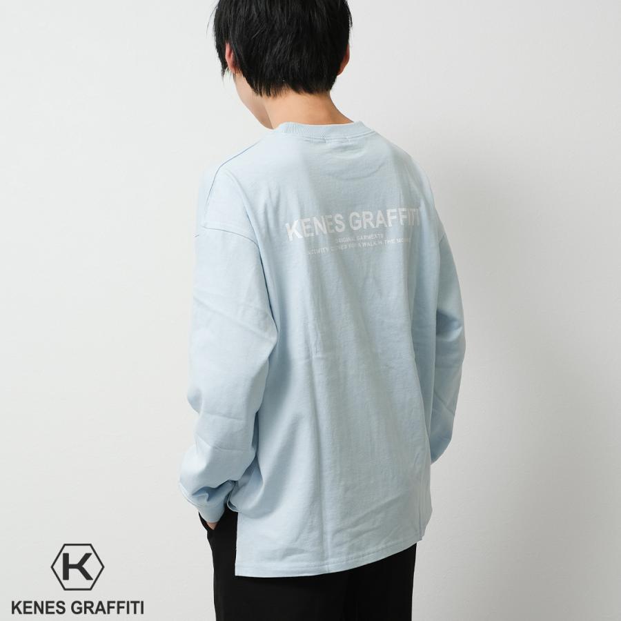 メンズ ポケット付バックプリントロングTシャツ ビッグ メンズ ポケット付バックプリントロングTシャツ ビッグ