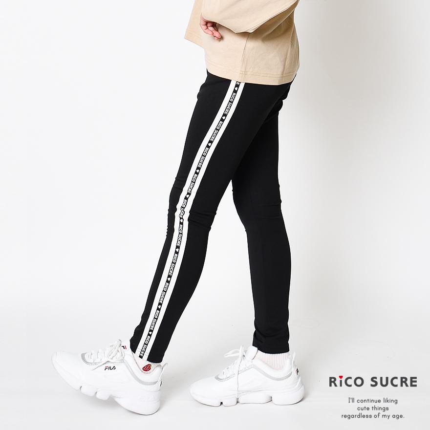 RiCO SUCRE サイドロゴラインスパッツ 1点のみメール便対象 RiCO SUCRE サイドロゴラインスパッツ 1点のみメール便対象
