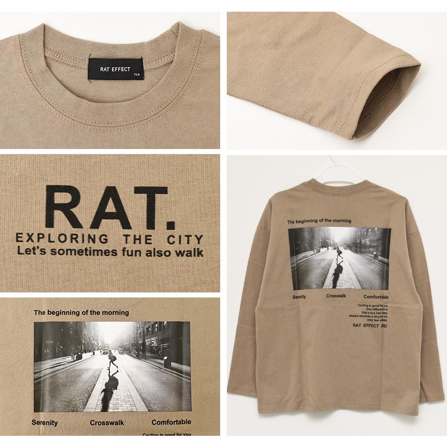 RAT EFFECT 子供服 男の子 ロングTシャツ ロンT フォトプリント RAT EFFECT 子供服 男の子 ロングTシャツ ロンT フォトプリント