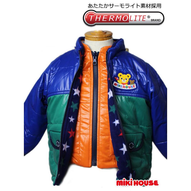 新品未使用です☆ ミキハウス リバーシブル アウター ジャケット  