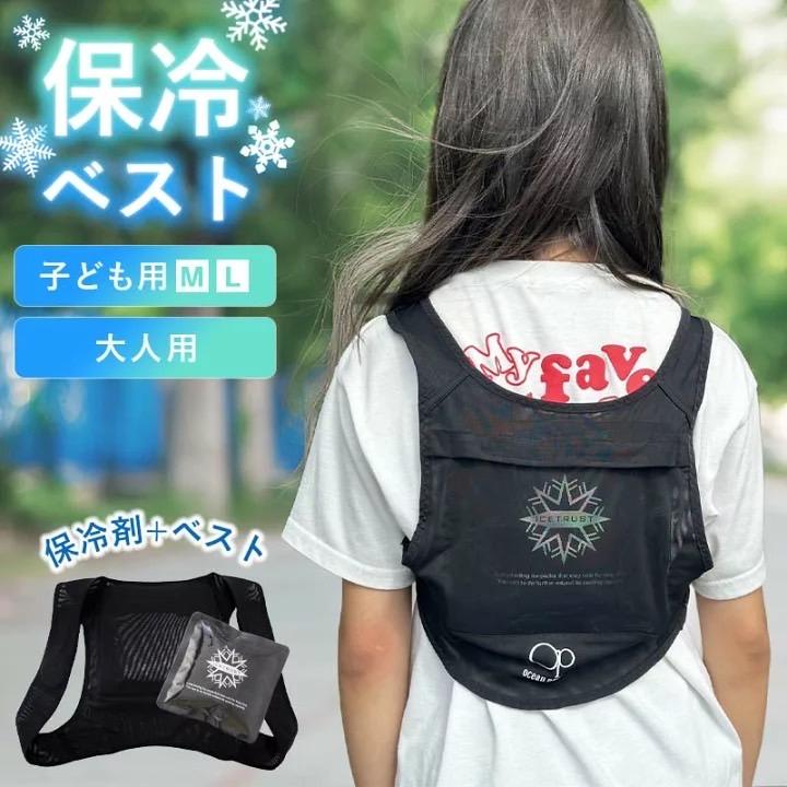 送料無料 冷却ベスト ひんやりグッズ クールベスト 冷感 冷却グッズ