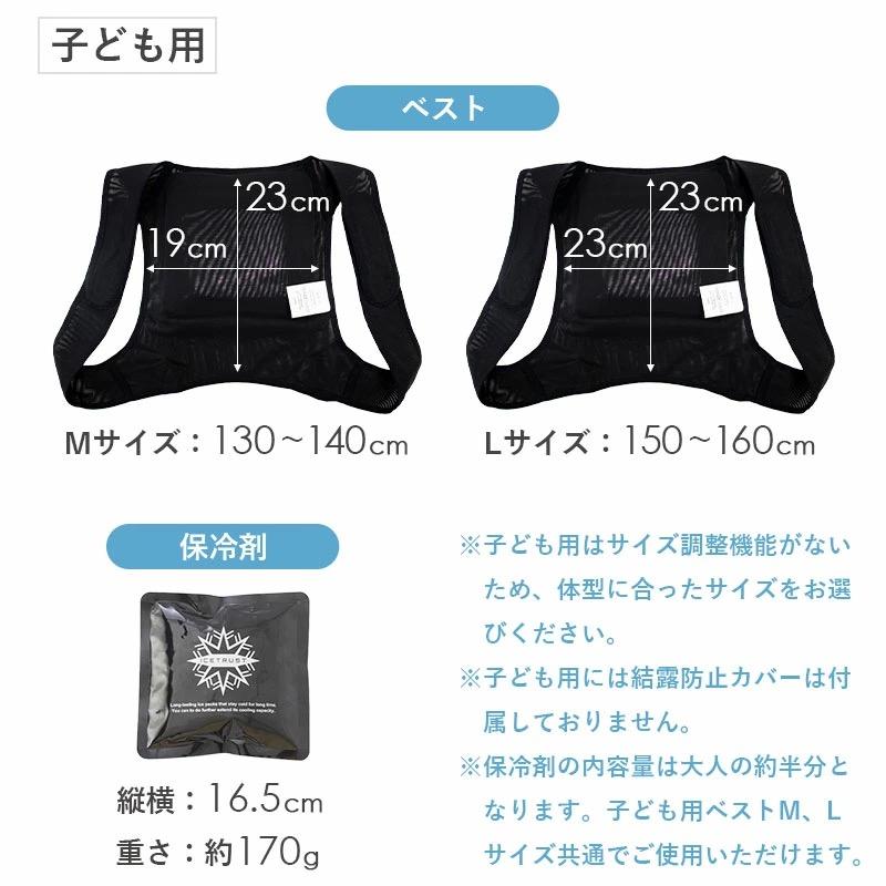 送料無料 冷却ベスト ひんやりグッズ クールベスト 冷感 冷却グッズ