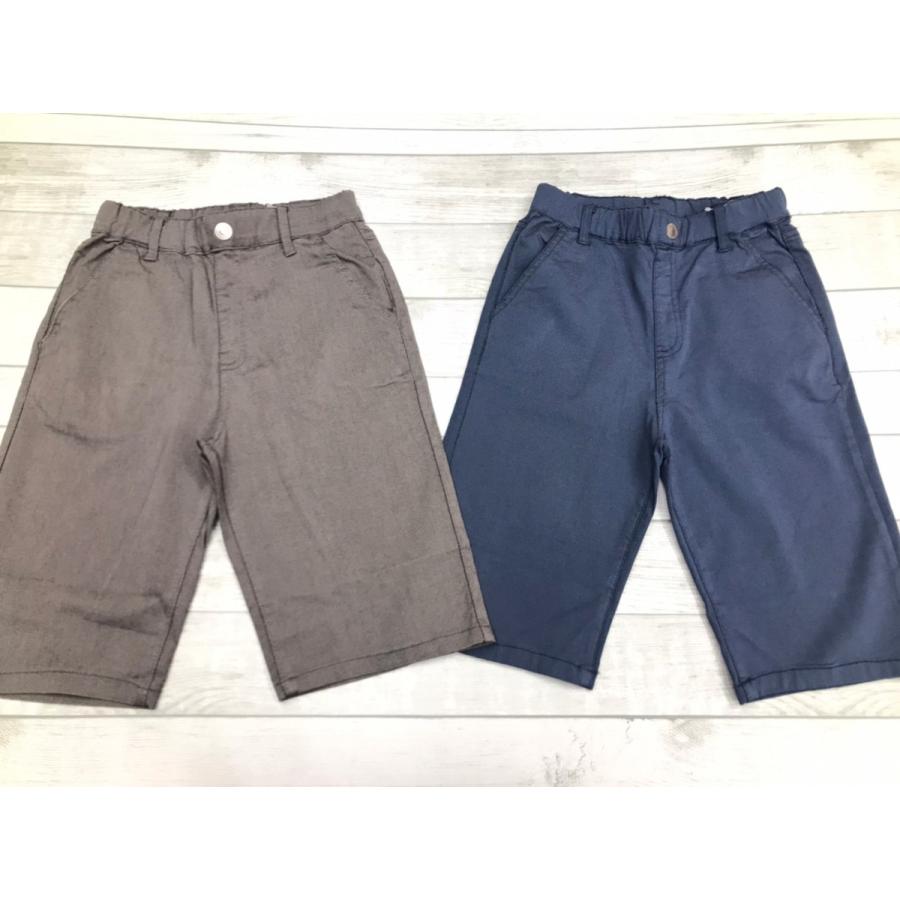 ハーフパンツ 子供服 男の子 140cm 150cm 160cm ストレッチ のびのび 