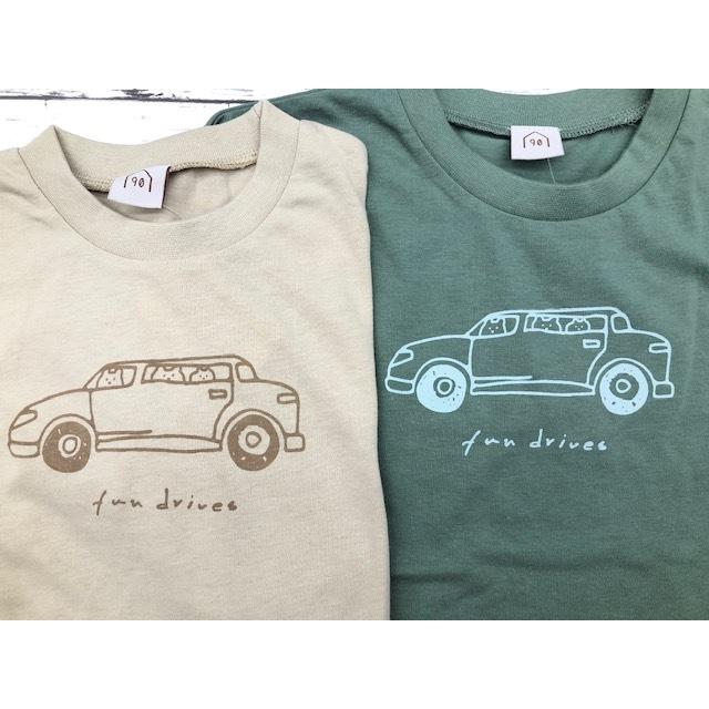 長袖Tシャツ 80cm 90cm 95cm ベビー 男の子 秋物 子供服  カットソー 車 乗り物 ビックシルエット ドルマン 秋 春 薄手 お洒落 綿100%｜kidsbird2｜02