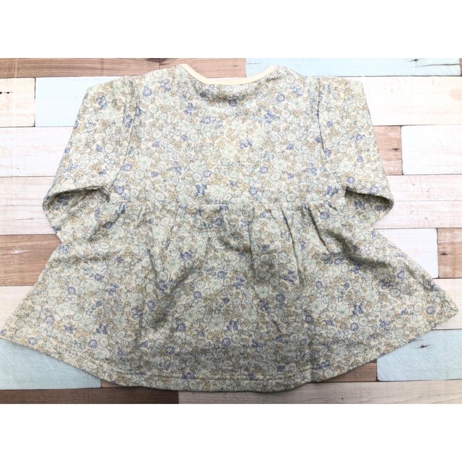 希望者のみラッピング無料】 nicorito ニコリト 花柄トップス ニコリト 長袖チュニック 100cm