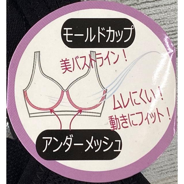 スポーティフィットブラ スポーツブラ M L LL 3L アンダーメッシュ