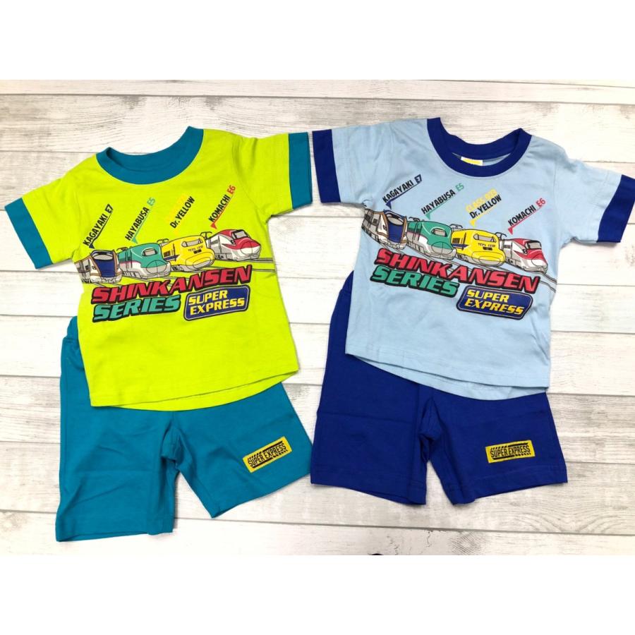 最終決算 新幹線 100cm 110cm 1cm 電車 上下セット 乗り物 子供服 キッズ 男の子 二点セット 半袖tシャツ 半袖パジャマ ハーフパンツ ルームウェア シンカリオン 夏 Whitesforracialequity Org