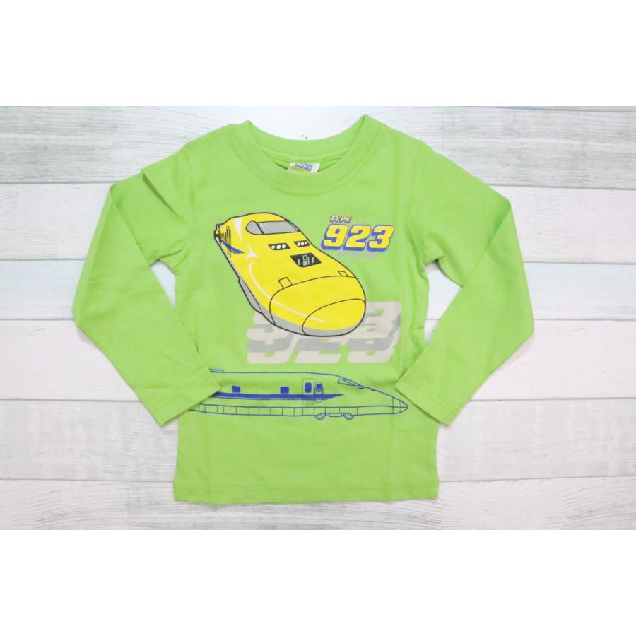 新幹線 電車 長袖 Tシャツ 100cm 110cm 120cm はやぶさ こまち