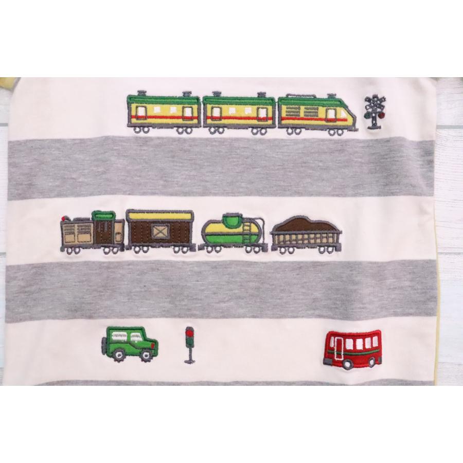 電車 長袖 Tシャツ 90cm 95cm 100cm 110cm 120cm 130cm 新幹線 貨物 車 