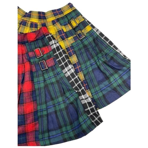 チェック切替スカート110cm 120cm 130cm 140cm 150cm タータン チェック切替スカート110cm 120cm 130cm 140cm 150cm タータン