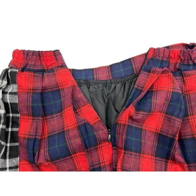 チェック切替スカート110cm 120cm 130cm 140cm 150cm タータン チェック切替スカート110cm 120cm 130cm 140cm 150cm タータン