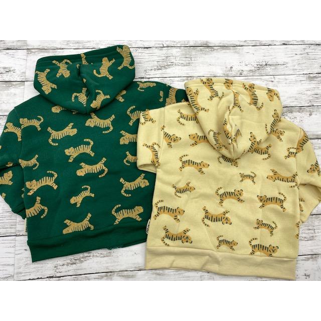 あったかジャケット 虎柄 長袖パーカー 100cm 110cm 120cm 130cm 羽織