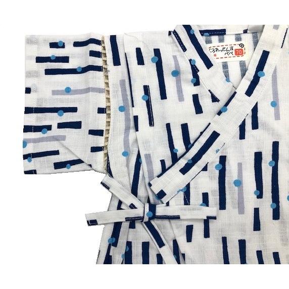 甚平 70cm 80cm じんべい 北欧の雨 北欧の夢 水玉 クジラ柄 男の子 ベビー 子供服 グレコ ロンパース 夕涼み 花火 夏 海 日本製生地 くろわっさんすべべ 9303 9304 キッズ バード 通販 Yahoo ショッピング