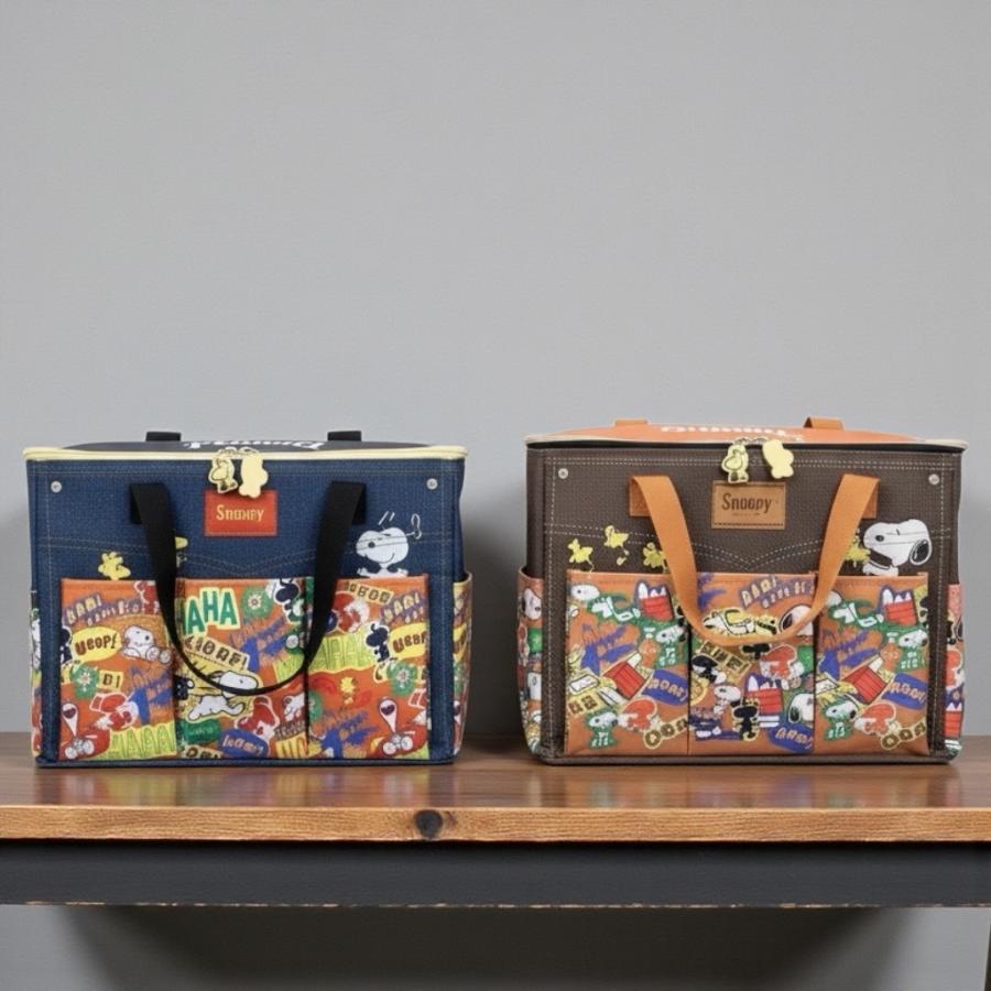 スヌーピー保冷保温BIGマルチバッグ レジカゴバッグ 収納 マザーズ