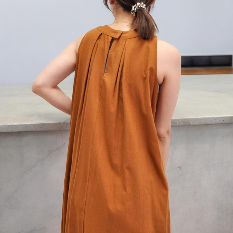 BEIGE, SOULLANS リネン混 ギャザーワンピース ブラウン リネン混フロントギャザーワンピース : bequadro - 通販 - Yahoo