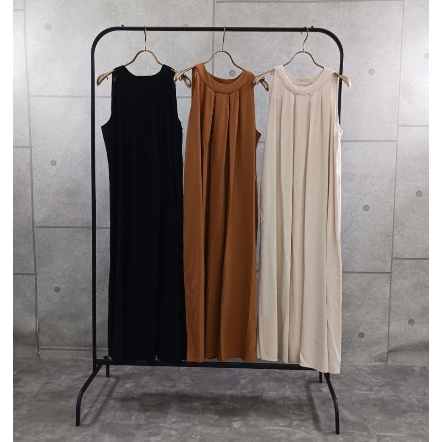 BEIGE, SOULLANS リネン混 ギャザーワンピース ブラウン リネン混フロントギャザーワンピース : bequadro - 通販 - Yahoo