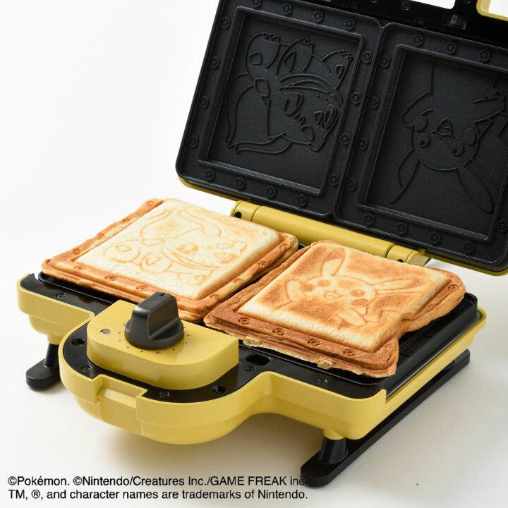 BRUNO】×【ポケモンホットサンドメーカー】 ダブル イエロー ホット