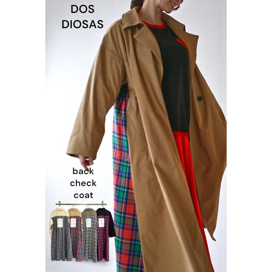 バックチェックコート Dos Diosas D8563 : bequadro - 通販 - Yahoo
