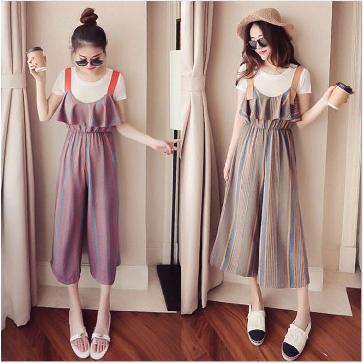 メール便送料無料 レディース 大人気 おしゃれ サロペット ｔシャツ オールインワン 2色 R00９ R009 Kids Drop 通販 Yahoo ショッピング