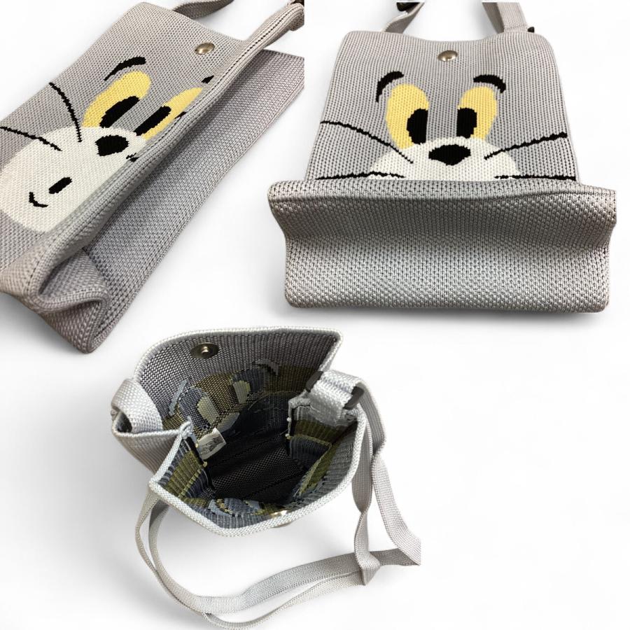 スマホショルダーニットバッグ トムとジェリー レディース サコッシュ