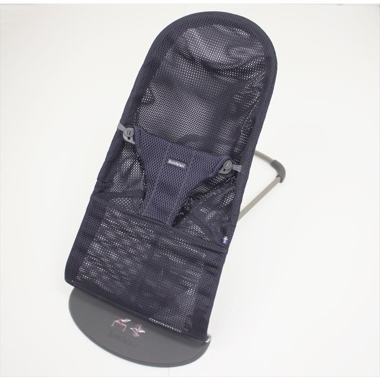【値下】ベビービョルン　バウンサー　ブリスエアー　メッシュ　アンスラサイト　美品 BABYBJORN（ベビービョルン） 送料無料 美品 バウンサー Bliss Air