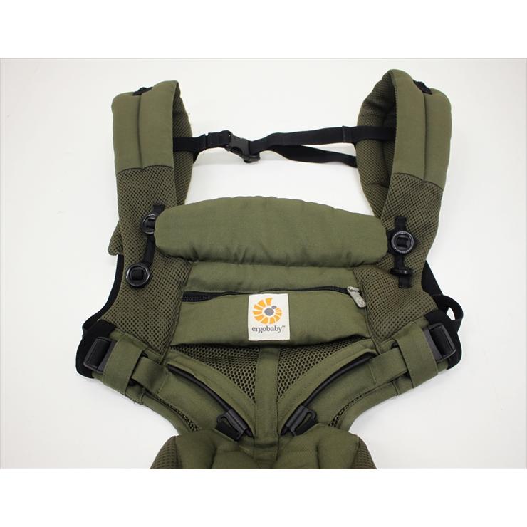 【極美品】Ergobaby OMNI360 Cool Air カーキグリーン OMNI（ergobaby） 送料無料 エルゴ OMNI 360 クールエア カーキ