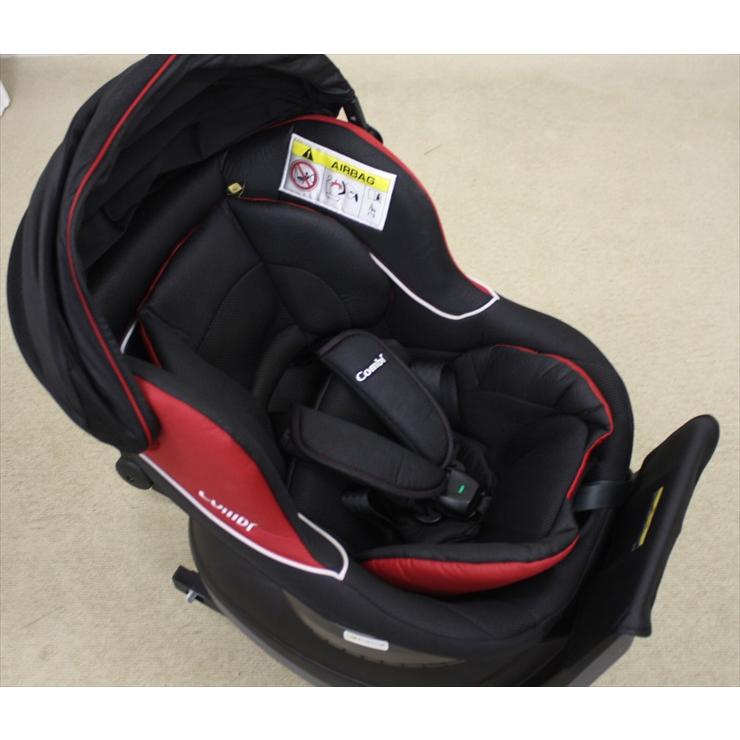 送料無料 美品 コンビ クルムーヴ ISOFIX エッグショック PJ ブラック