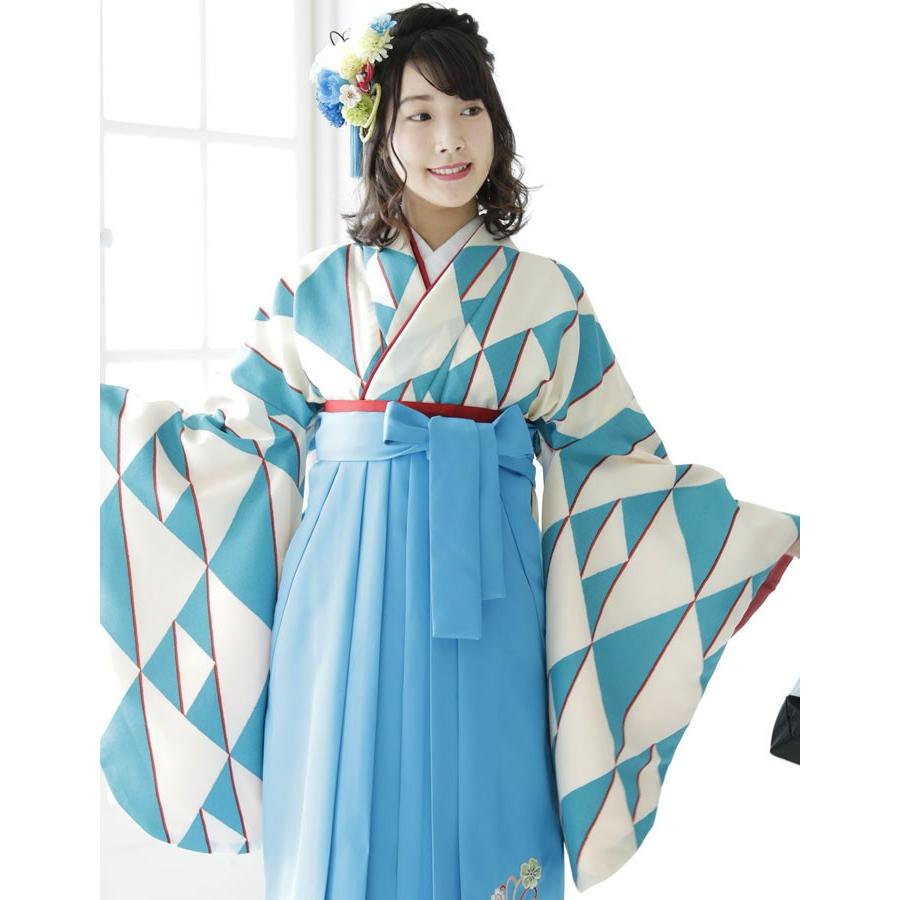 レンタル 小学生 卒業式 袴セット ジュニア レンタル はかまフルセット水色 Rent My1 Kidskimonoyuuka 通販 Yahoo ショッピング