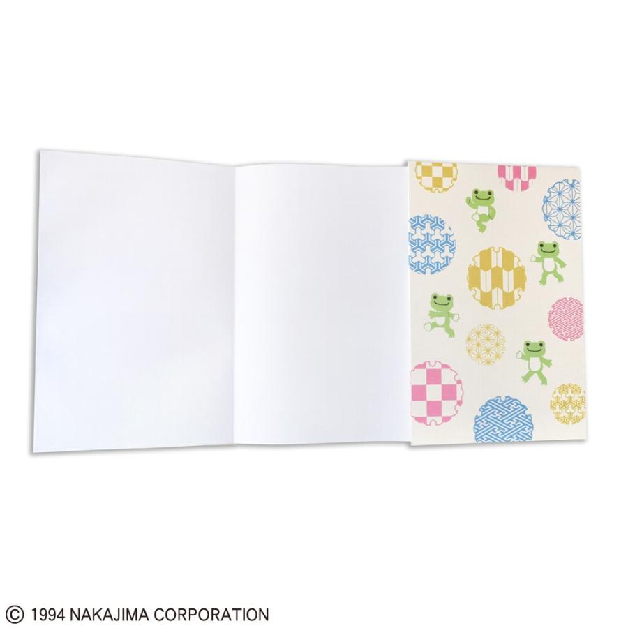 御朱印帳 ご朱印帳 御城印帳 蛇腹 キャラクター かえるのピクルス 巾着 カバー付き 雪輪 |  | 02