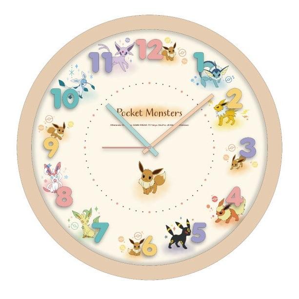 ポケットモンスター イーブイフレンズ アイコンウォールクロック 未使用品 Pokemon（ポケモン） ポケットモンスター アイコンウォールクロック