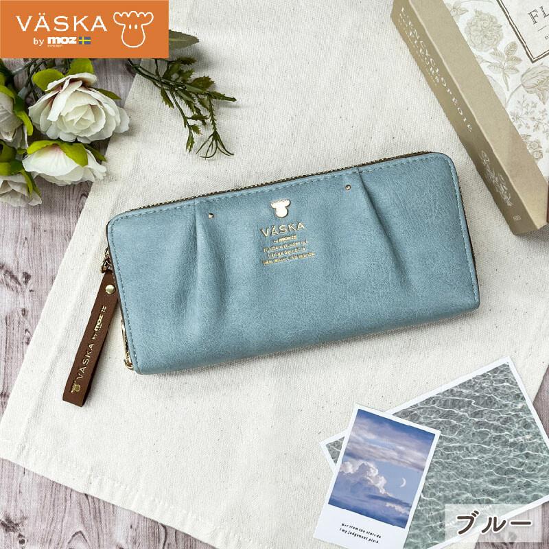 新作 VASKA by moz ロキシー ラウンドファスナー 長財布 財布 レディース | VASKA | 06