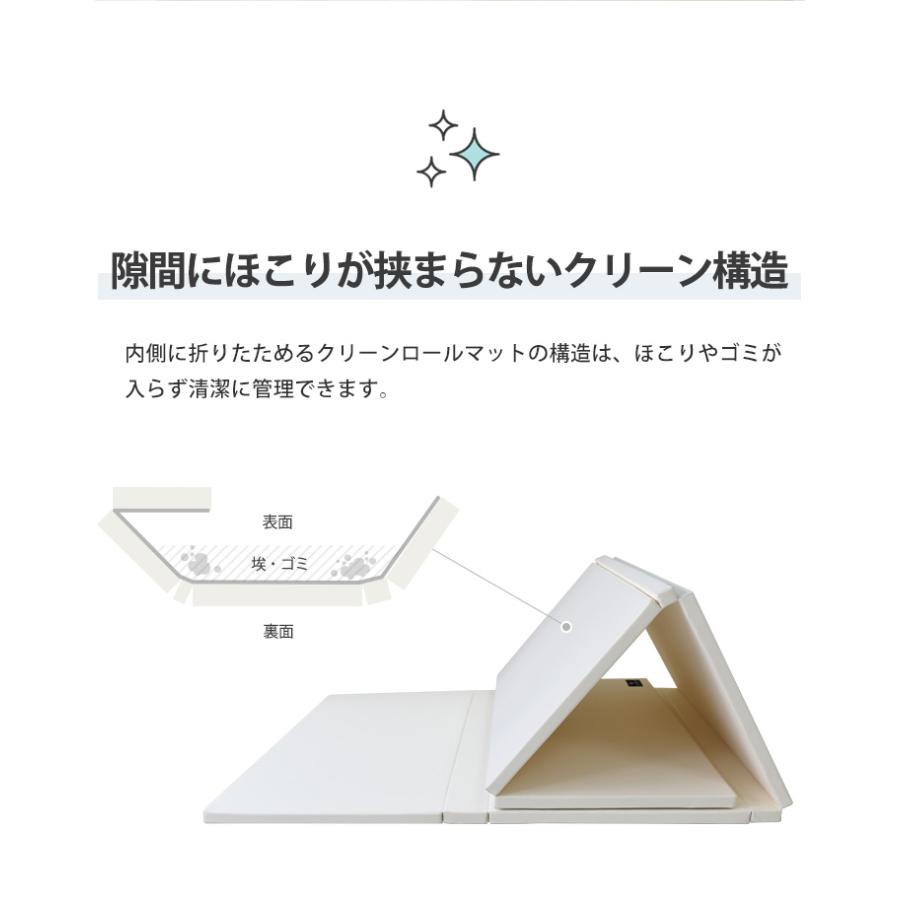 プレイマット クリーンロールマット PREMIUM 292×140 ベビー 厚手 クッションマット ロールマット | GGUMBI | 05