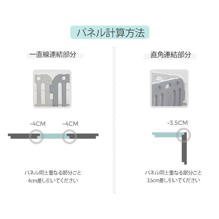 GGUMBI（グンビ） ベビーサークル ベビーゲート 折りたたみ ベビー