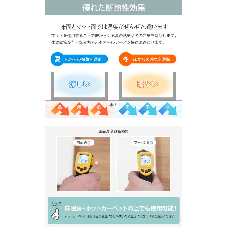ベビーサークル おしゃれ ベビーマット 赤ちゃん プレイマット ベビー おしゃれ プレイマット プレイヤード ベビーサークル折りたたみ World Star Large | GGUMBI | 18