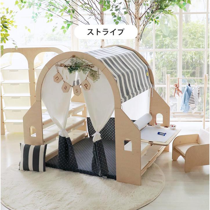 木製 プレイハウス テントハウス ラウンドプレイハウス ツインフレーム