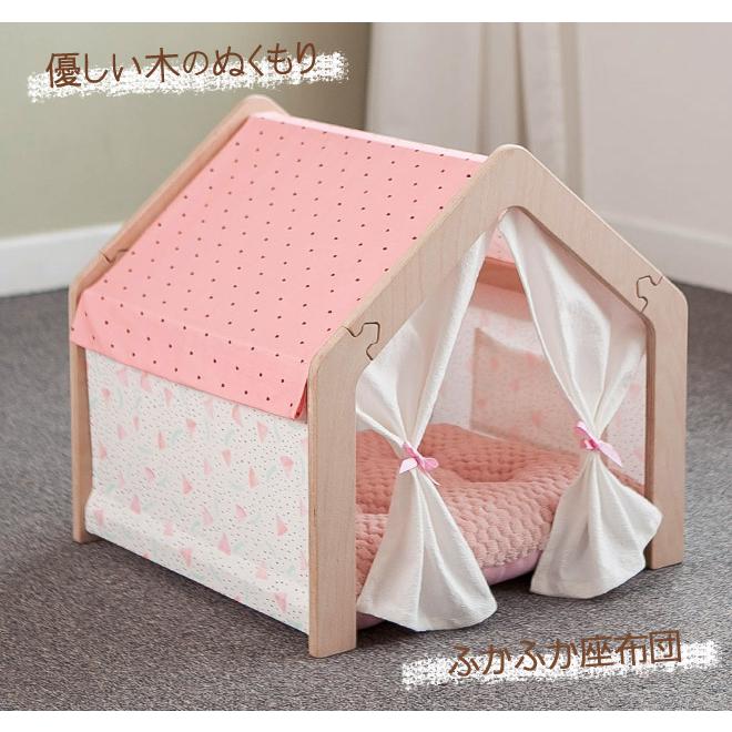 naspa ペットハウス スタンダード型 室内用 犬小屋 ウォーターメロン 犬 猫 ペット用テント 韓国｜kidsmio｜05