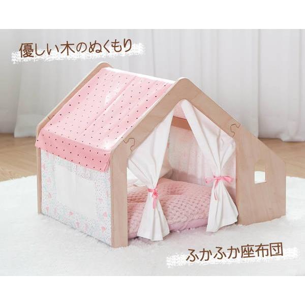 naspa ペットハウス マルチテーブル型 室内用 犬小屋 ウォーターメロン 犬 猫 ペット用テント 韓国 | naspa | 04