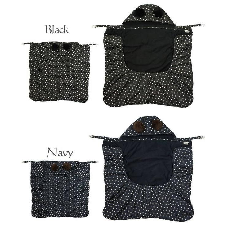 抱っこ紐 ベビーケープ 防寒 ダウンケープ フットカバー付き あったか マルチケープ フリース 手書きドット柄 くま耳付き はっ水 秋 冬 暖かい 出産祝い Oul Ma Kidsmioベビーサークル 通販 Yahoo ショッピング