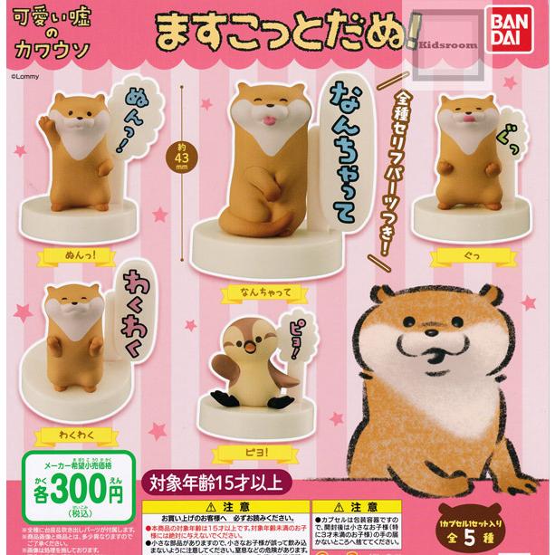 可愛い嘘のカワウソ ますこっとだぬ 全5種セット ガチャ ガシャ コンプリート G キッズルーム 通販 Yahoo ショッピング
