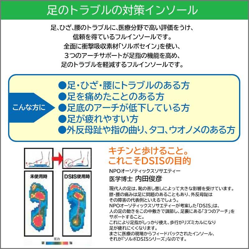 ソルボ インソール キッズ ジュニア メンズ レディース 靴 中敷き アキレス サイズ調整 インソール SORBOTHANE DSISソルボメディ フルインソールタイプ 22〜27.5｜kidsstep-yten｜02