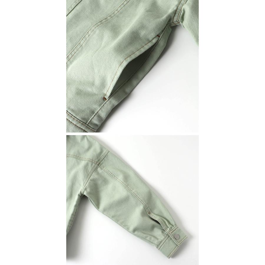 30%OFFセール ジャケット Gジャン 女の子 ALGY アルジー 130 140 150 160 長袖 かわいい キッズ ジュニア 子供服 ブルゾン アウター G 2201 C|kidstantan|03