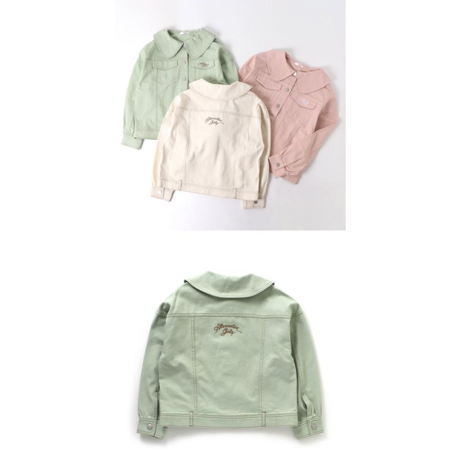 30%OFFセール ジャケット Gジャン 女の子 ALGY アルジー 130 140 150 160 長袖 かわいい キッズ ジュニア 子供服 ブルゾン アウター G 2201 C|kidstantan|05