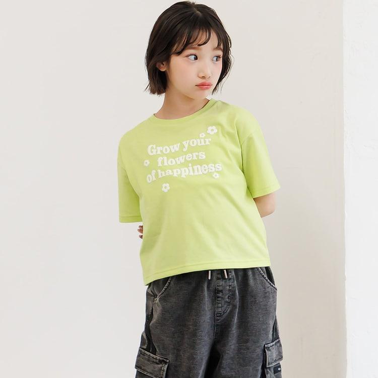 algy（アルジー） 半袖Tシャツ ロゴ 半袖 Tシャツ 女の子 キッズ